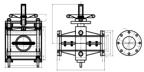 LAD-GJ41X管夾閥新型結構示意圖